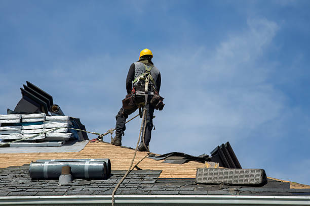 Professional Storm Damage Roof Repair technician working in Hercules, CA